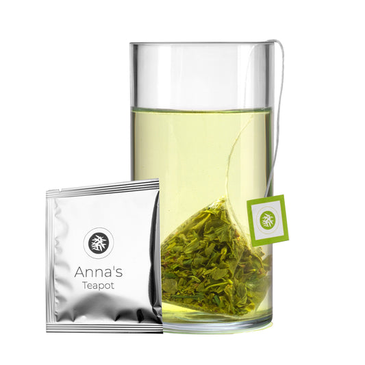 Anna's Teapot Organic Sencha in Teabags - Individually Wrapped