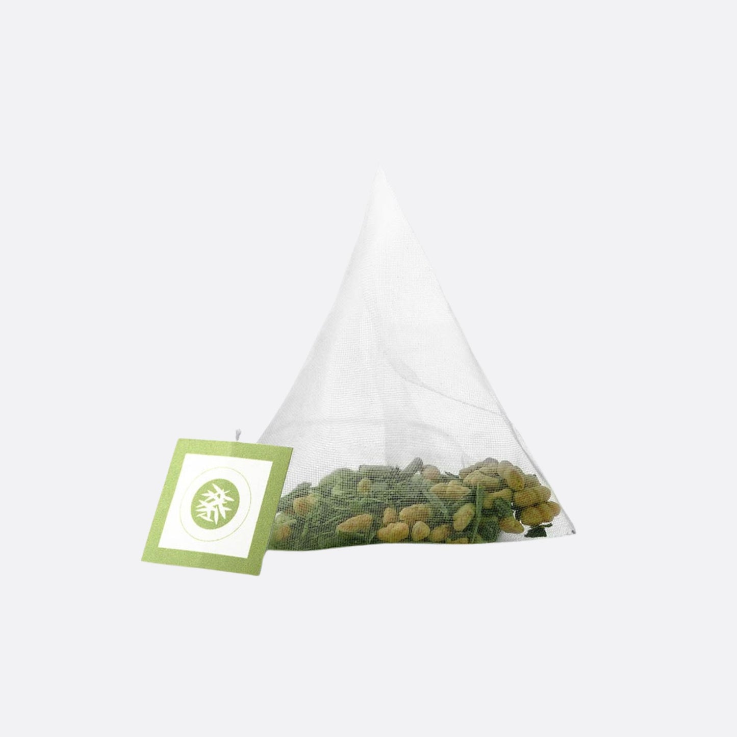 Anna's Teapot Organic Genmaicha with Matcha - 20 Pyramid Teabags in a Resealable Pouch